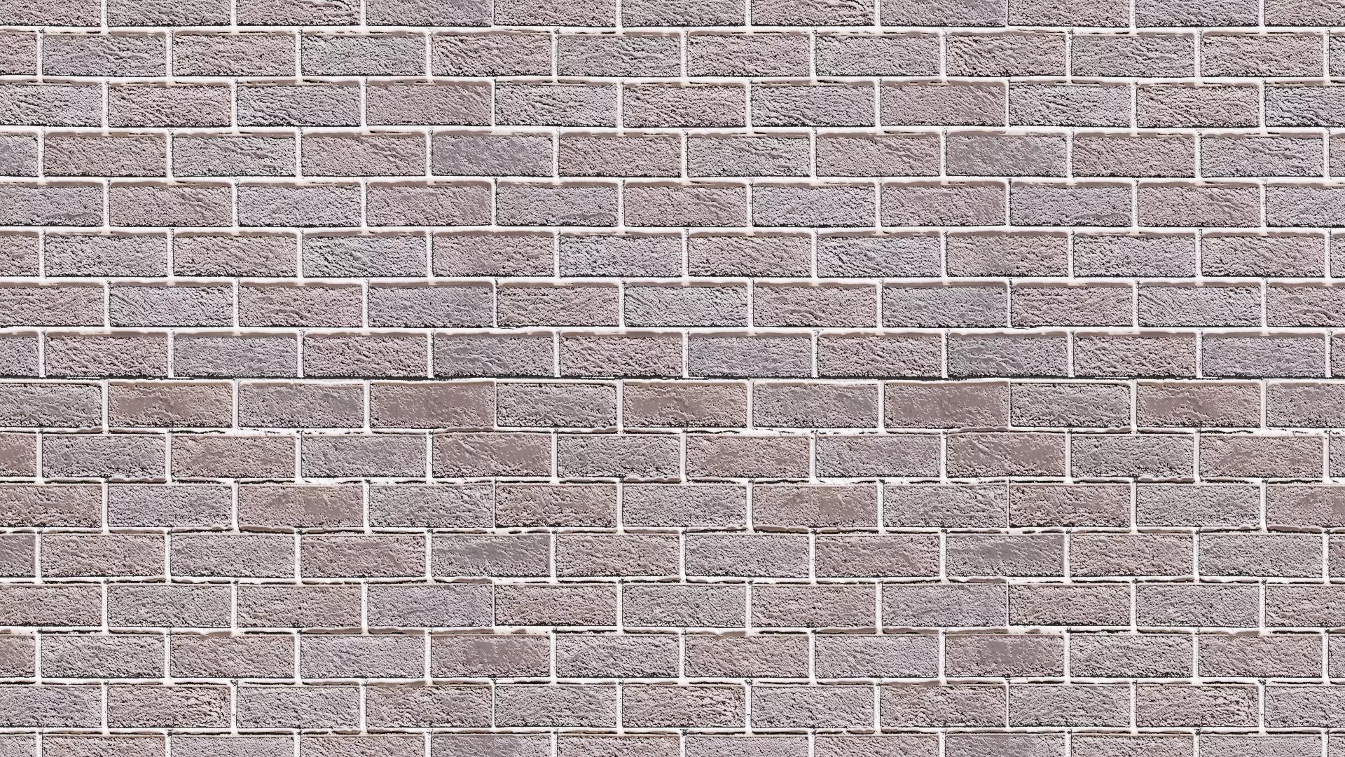 brick wall Low-poly 3D model_0