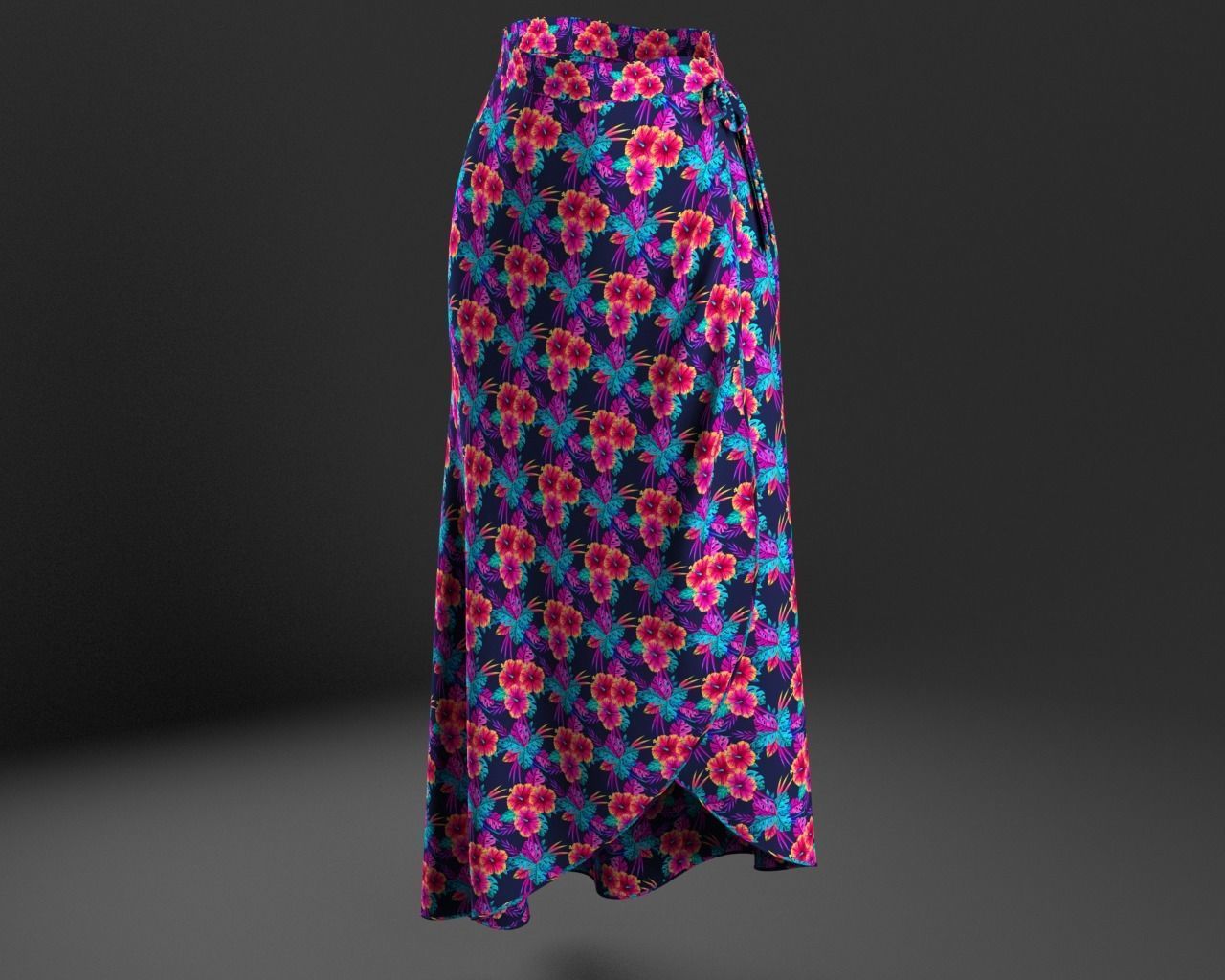 Women Female Skirt Collection 3D Model _9
