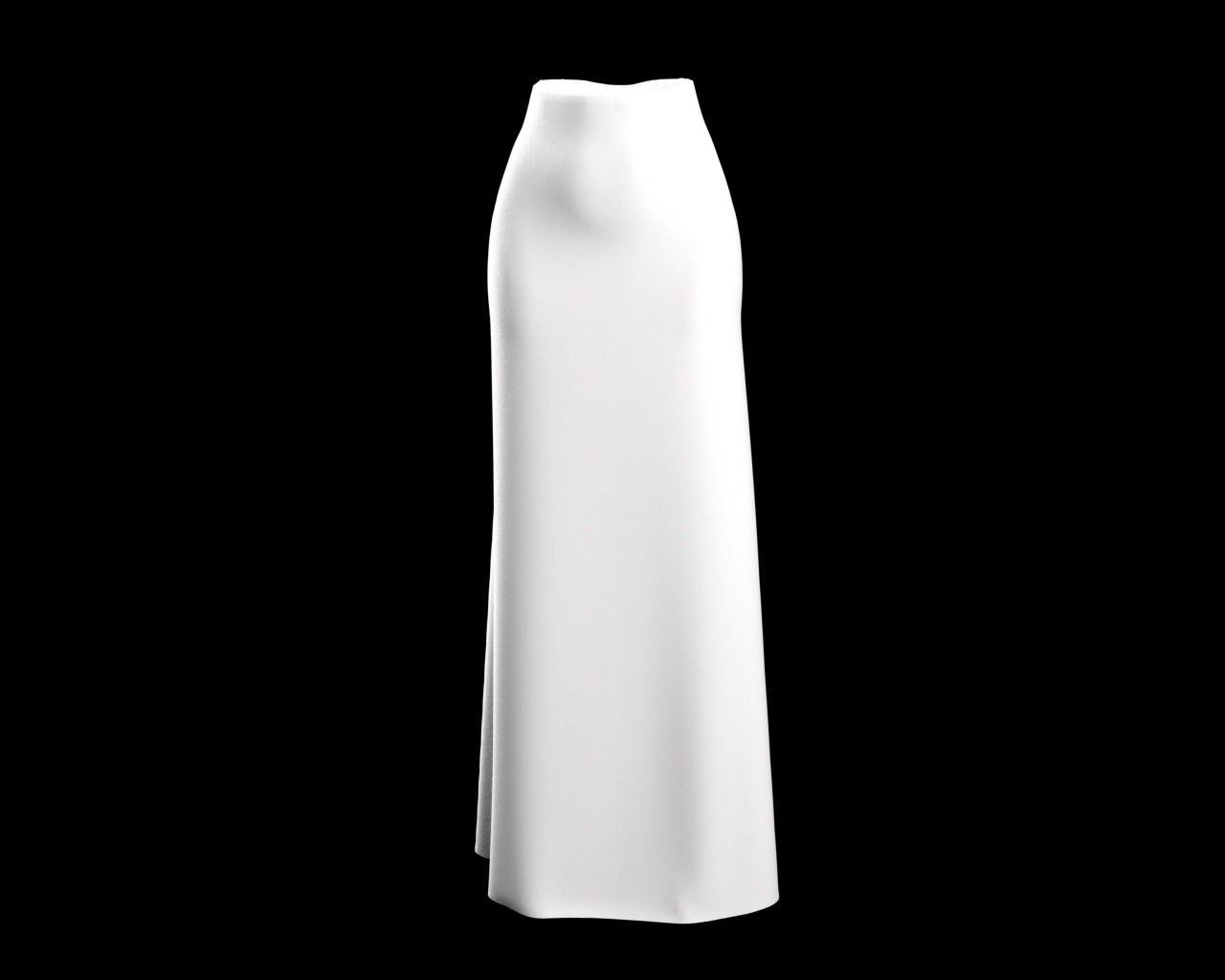 Women Female Skirt Collection 3D Model _6