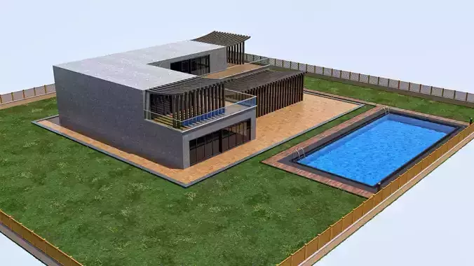 House with pool