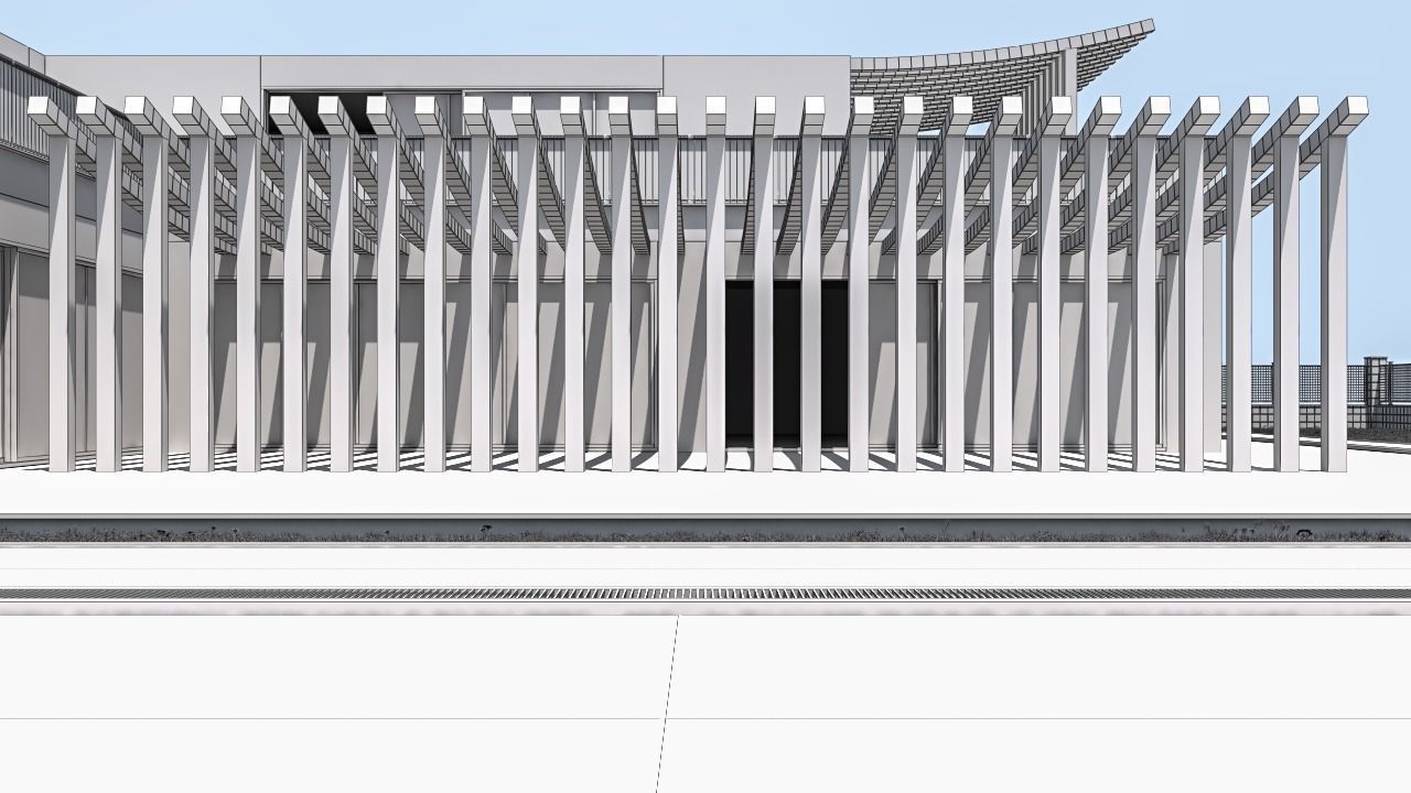 House with pool 3D model_15