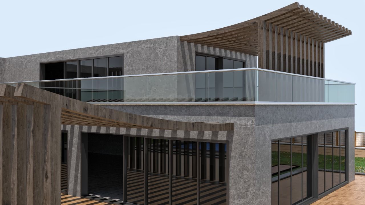 House with pool 3D model_18