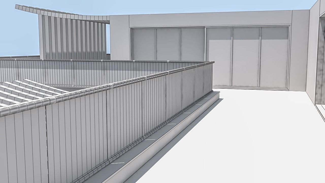 House with pool 3D model_21