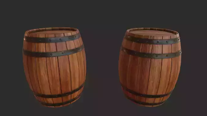 Wood Barrel 