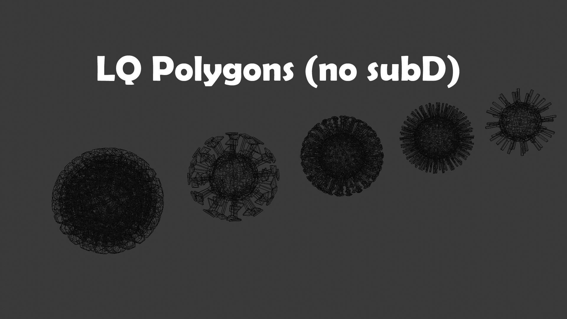 virus corvid-19 coronavirus corona Low-poly 3D model_8