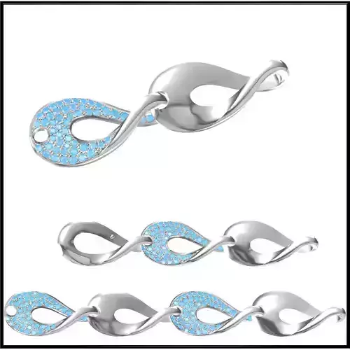 JCD Format Vintage bracelets rhinoceros  jewelry design