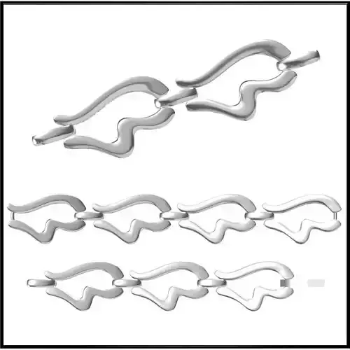 JCD Format Vintage bracelets jewelry jcd institute 3D print model