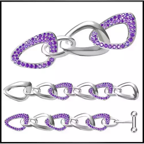 JCD Format Vintage bracelets computer aided jewellery design