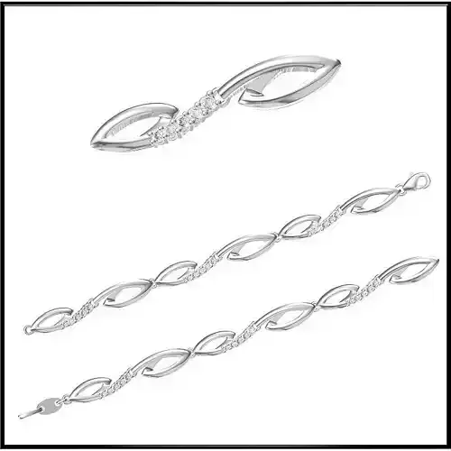 JCD Format  Diamond bracelets types of jewelry files