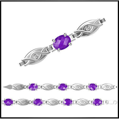 JCD Format Diamond bracelets esign price 3D print model