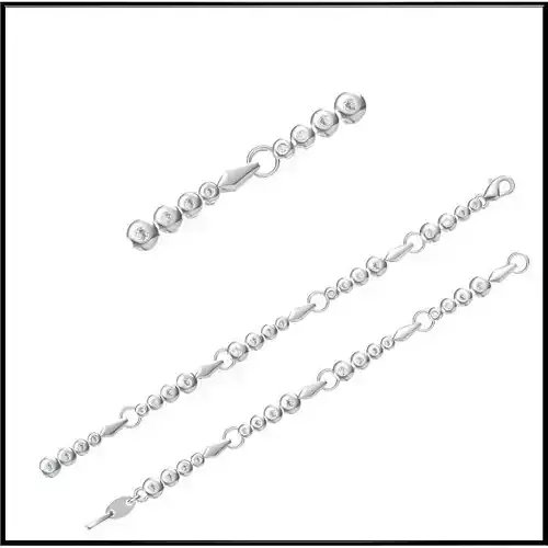 JCD Format  Diamond bracelets  files jewelry