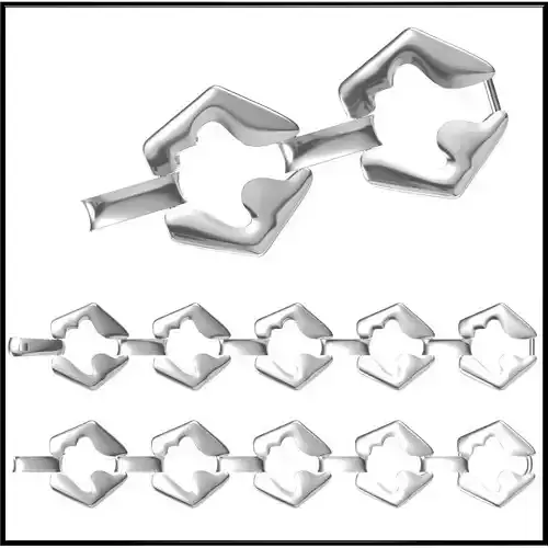 JCD Format Custom bracelets types of jewelry files