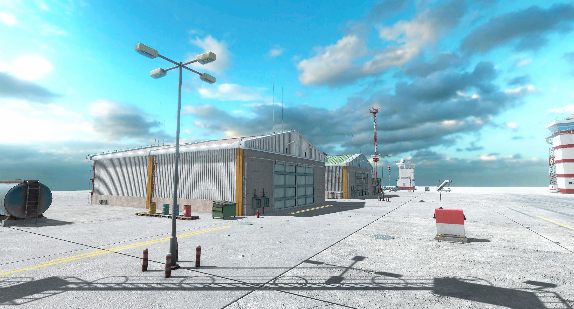 Airport Creator Kit Low-poly 3D model_5