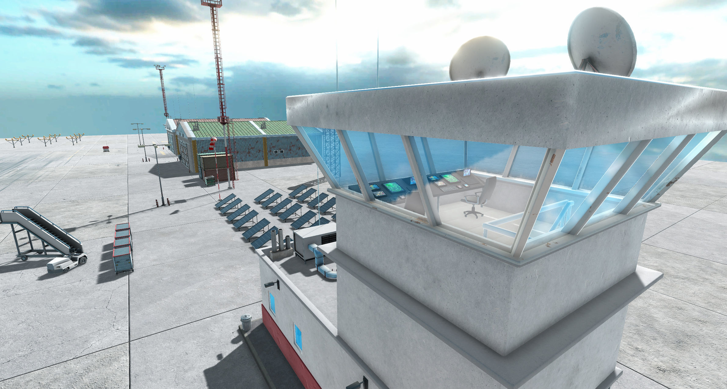 Airport Creator Kit Low-poly 3D model_10