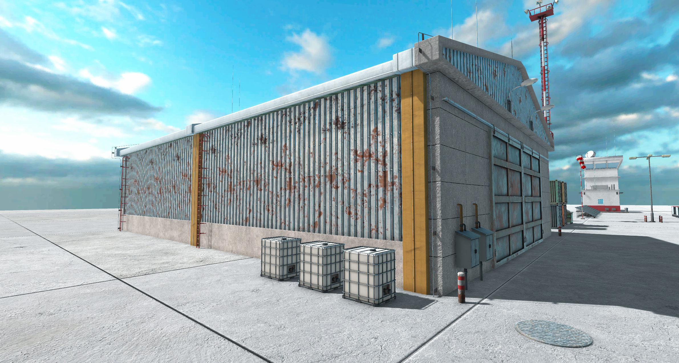 Airport Creator Kit Low-poly 3D model_17