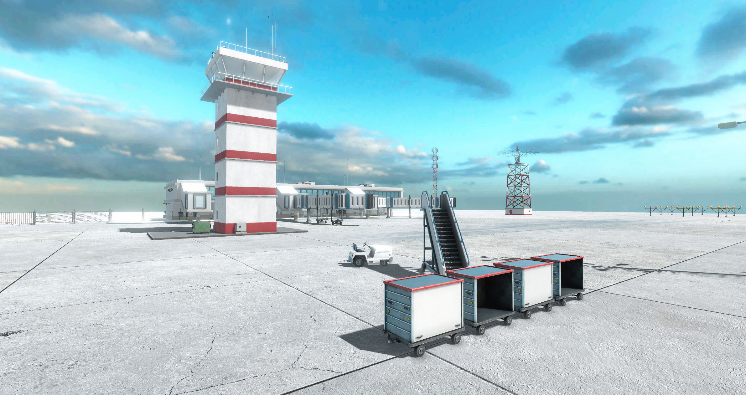 Airport Creator Kit Low-poly 3D model_8