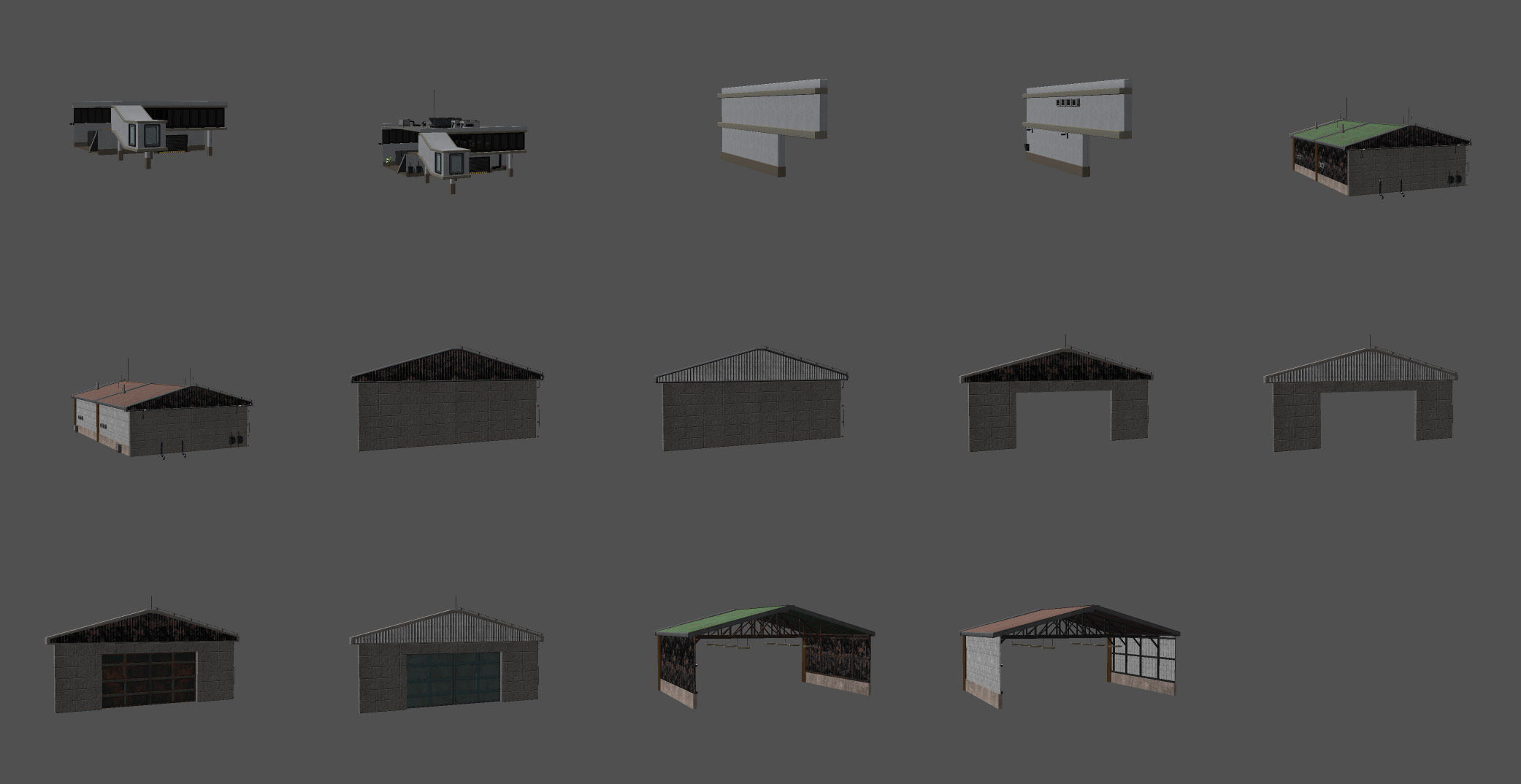 Airport Creator Kit Low-poly 3D model_24