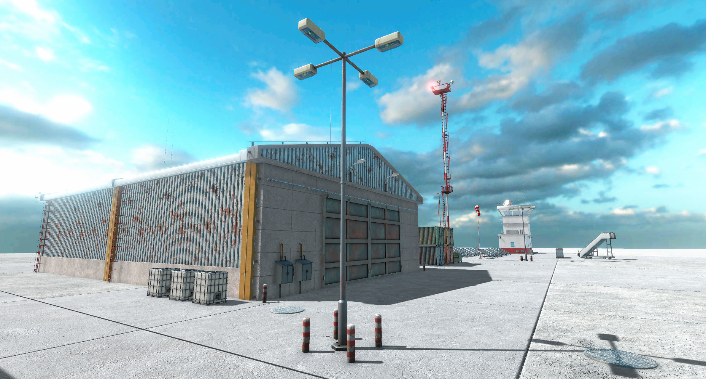 Airport Creator Kit Low-poly 3D model_6