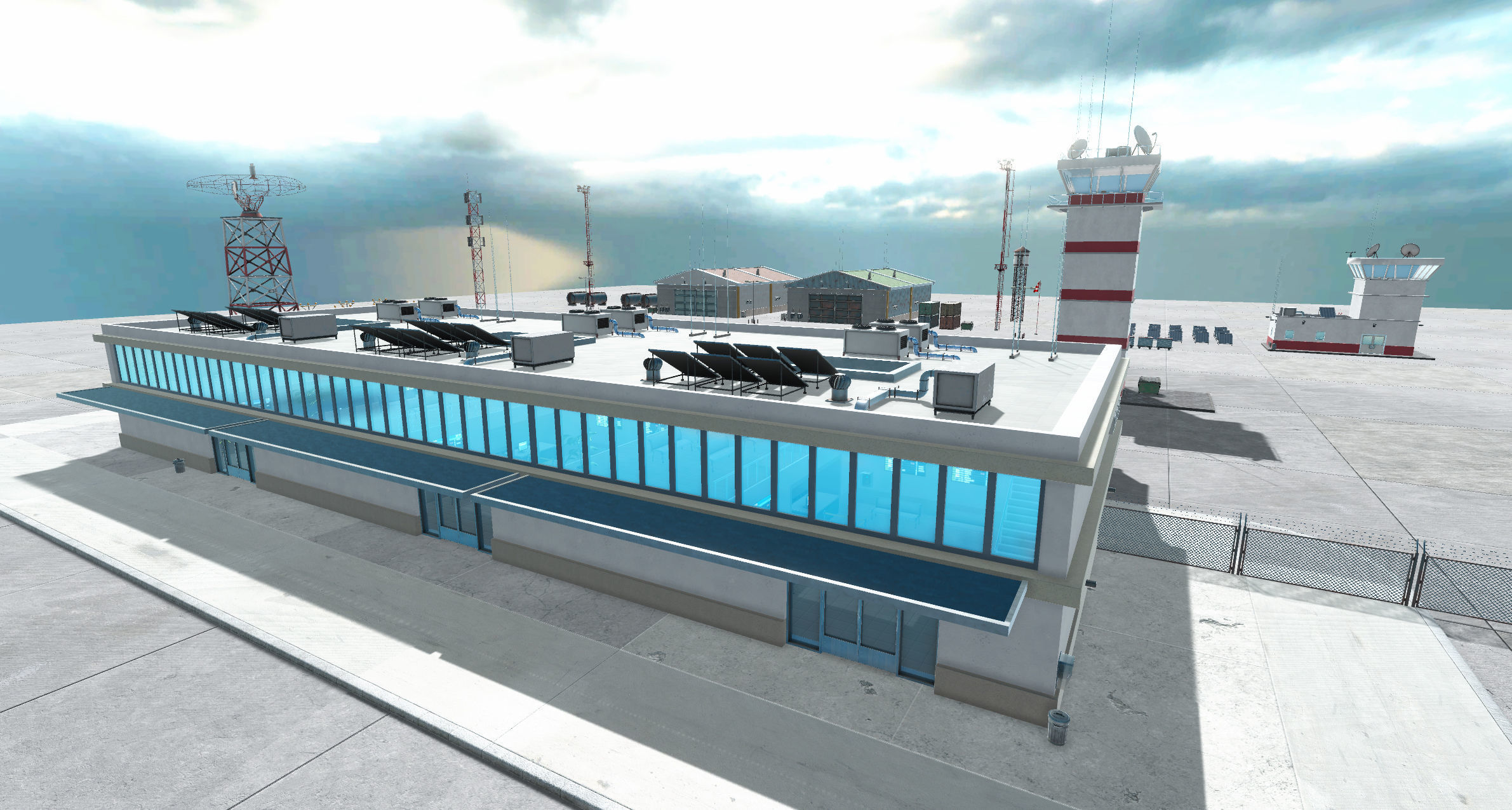 Airport Creator Kit Low-poly 3D model_12