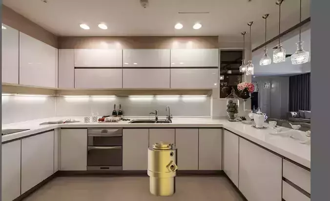 Kitchen waste processor 3D model