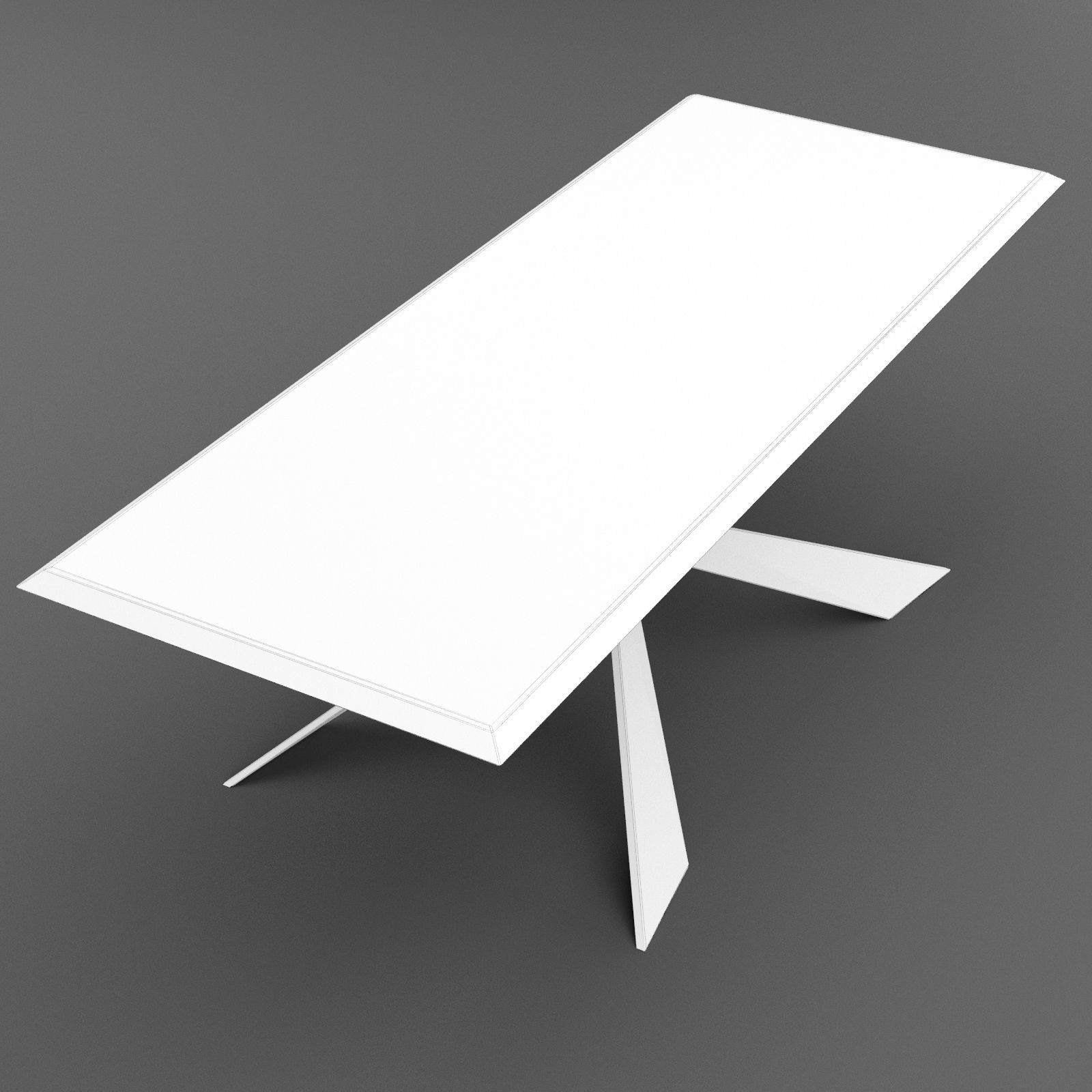 Dining table 1 3D model_5