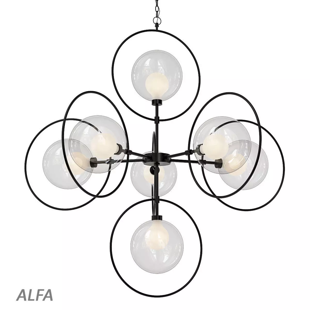 Alfa chandeleir 3D model
