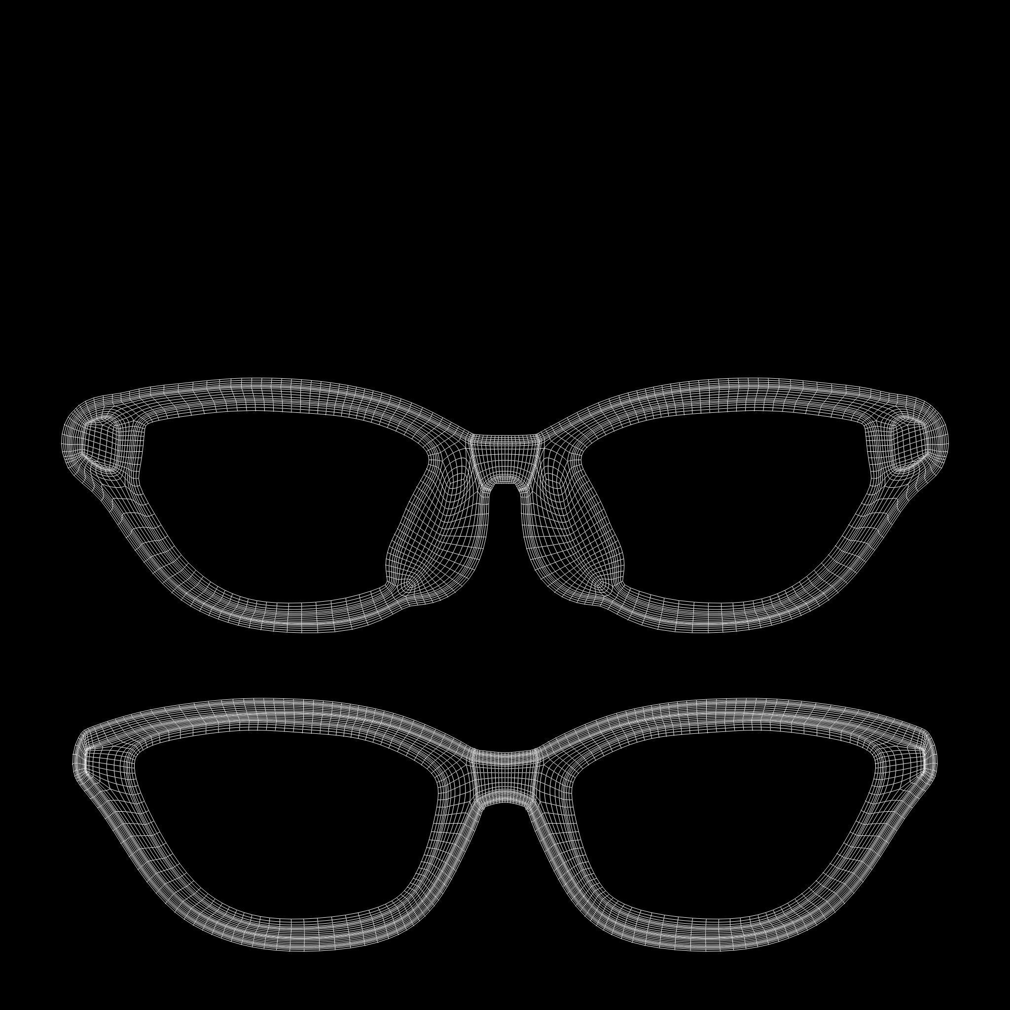 Eyeglasses for Men and Women 3D print model_8