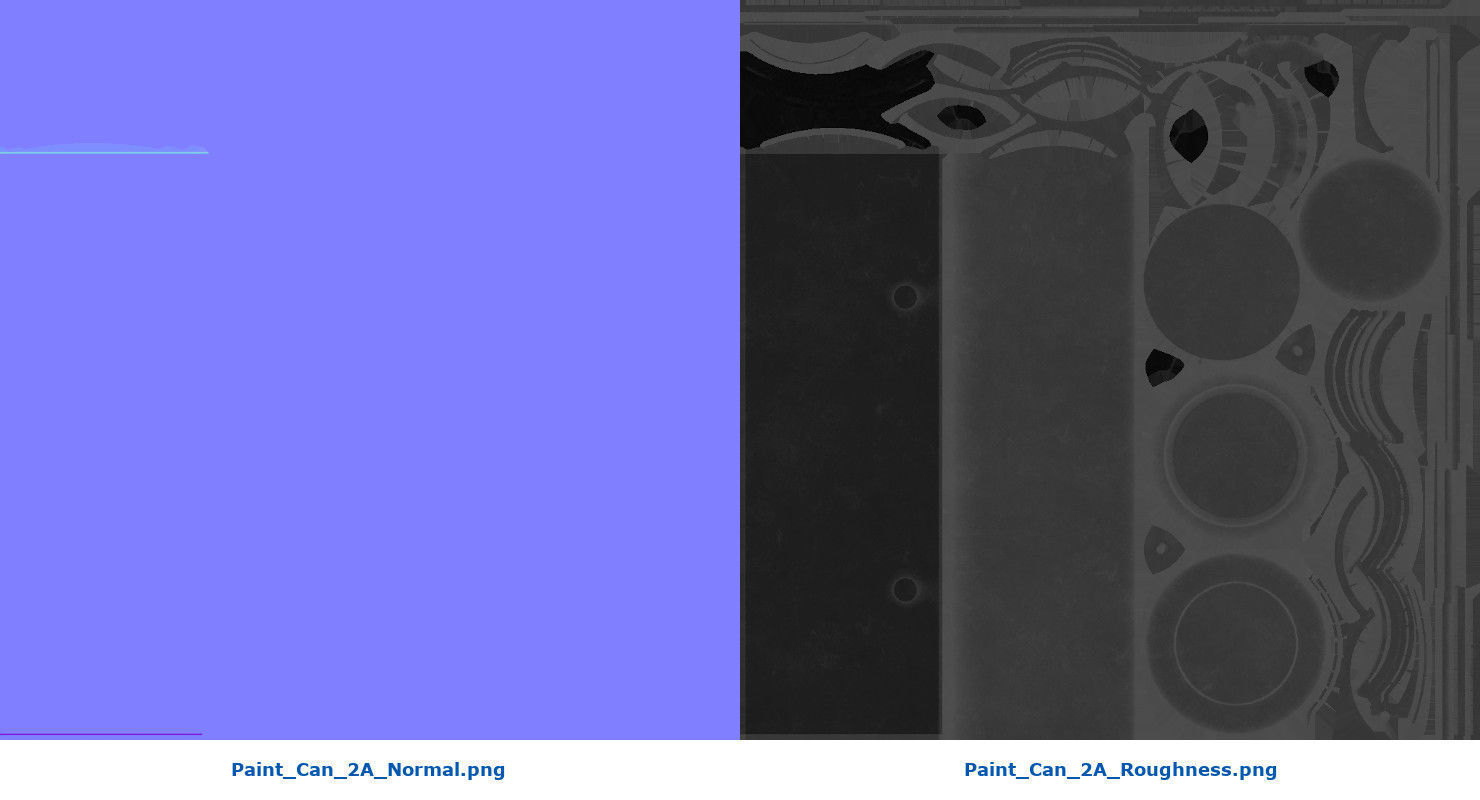 Paint Can 2A Low-poly 3D model_12