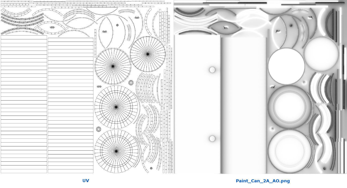Paint Can 2A Low-poly 3D model_10