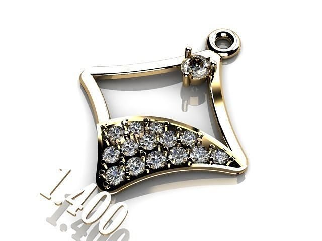ladies pendent 3D print model