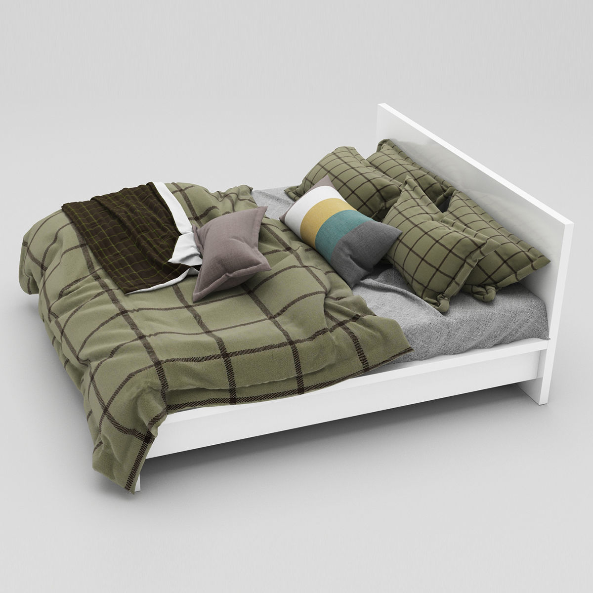 Bed collection 34 3D model_4