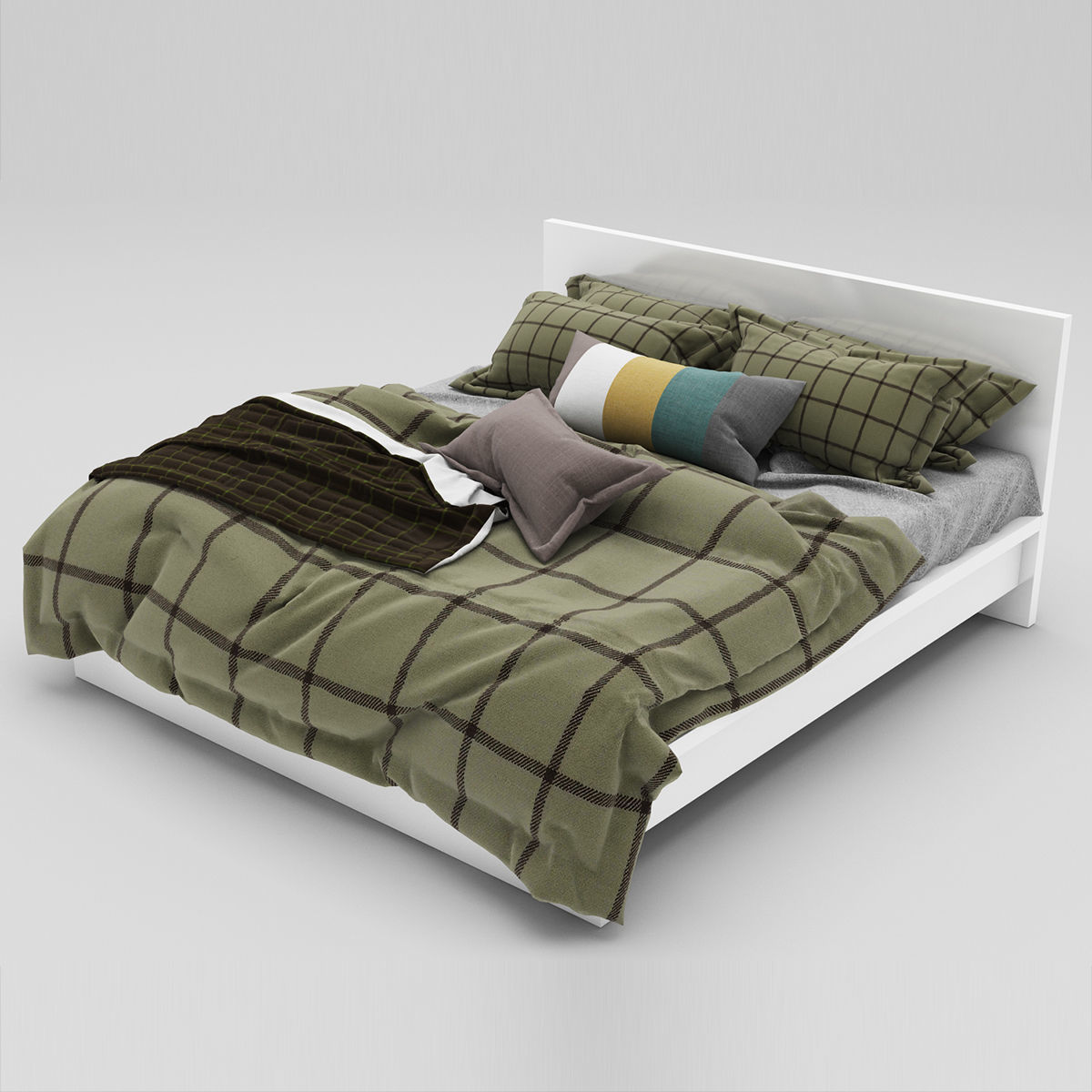 Bed collection 34 3D model_1