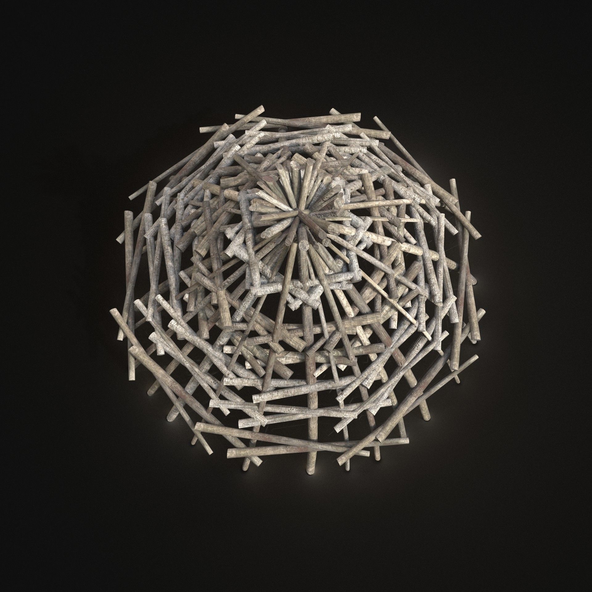 Next Gen AAA Improvised Fish Trap Animal Bird Cage Locker Low-poly 3D model_2