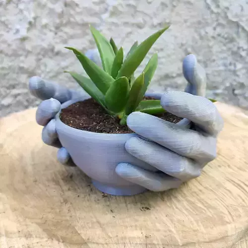 plant shaped pot  planter vase