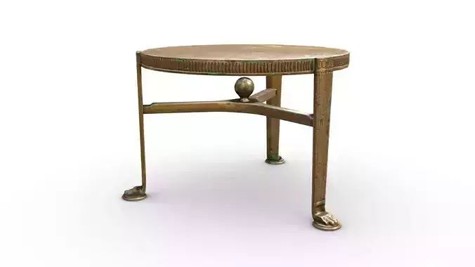 Rome Bronze Table Low-poly 3D model