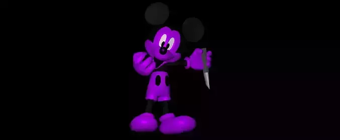 Psychtus The Purple Murder Mouse 3D model