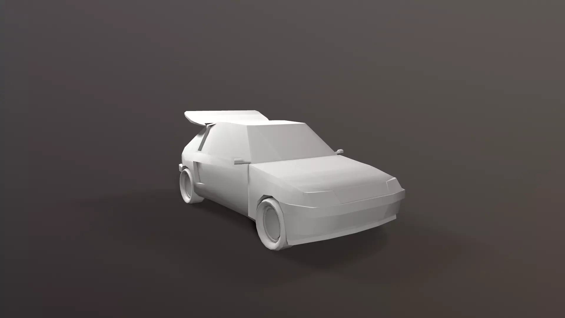 Peugeot 205 Group B Inspired Car Low-poly 3D model