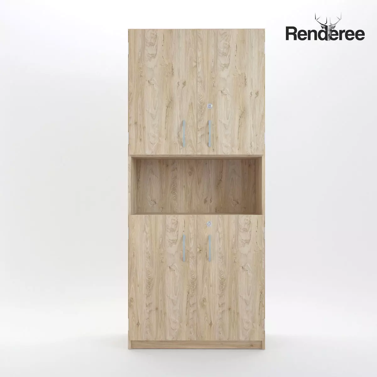 Wooden Cabinet 25 3D model
