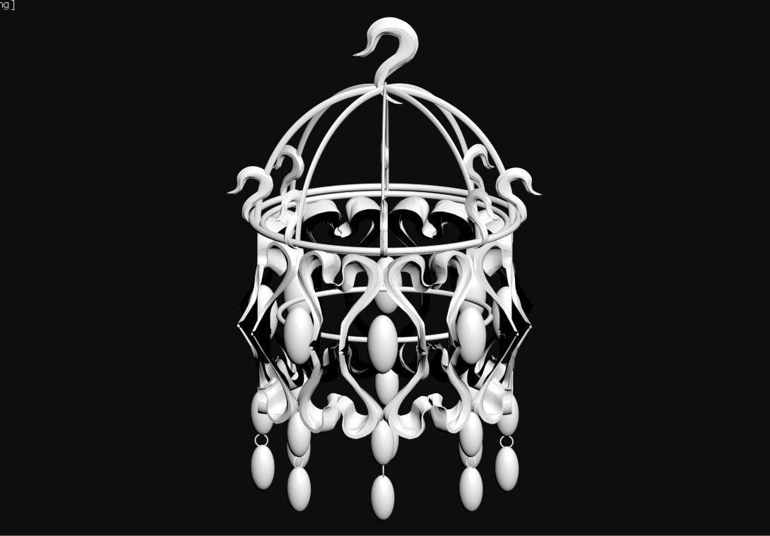 Chandlier  Classic 3D model 3D model_12