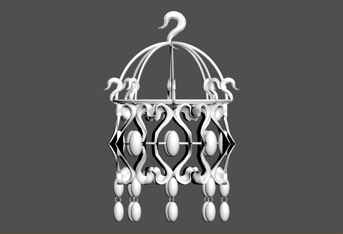 Chandlier  Classic 3D model 3D model_11