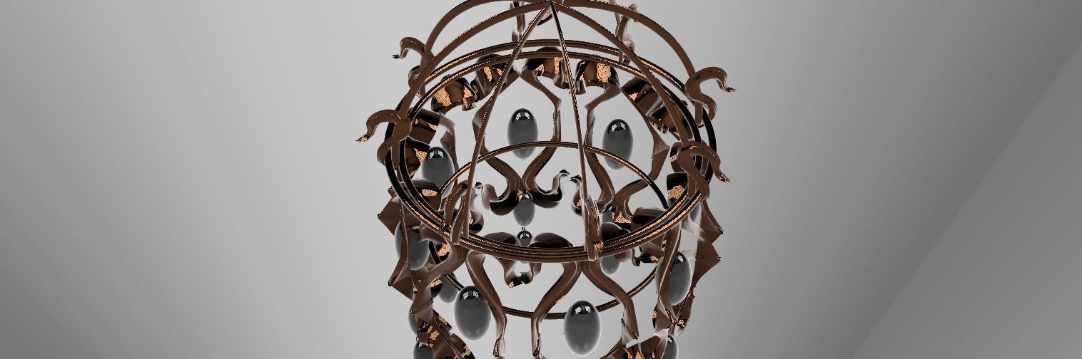 Chandlier  Classic 3D model 3D model_9