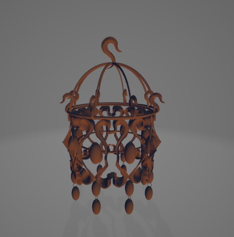 Chandlier  Classic 3D model 3D model_14