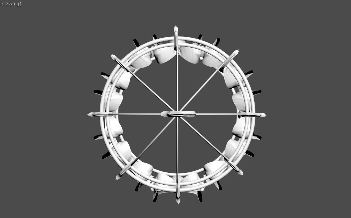 Chandlier  Classic 3D model 3D model_16