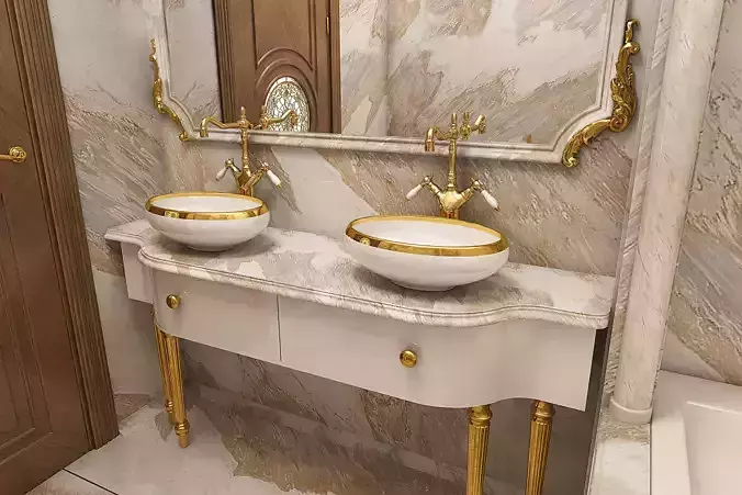 classic luxury bathroom