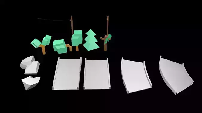 Mobile game asset pack 