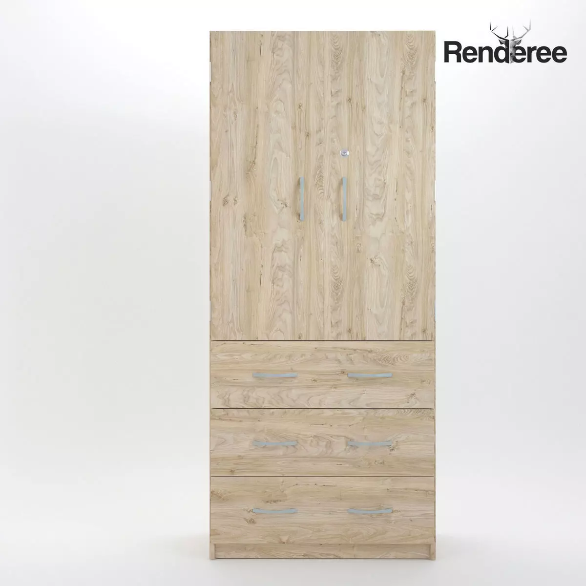 Wooden Cabinet 31 3D model