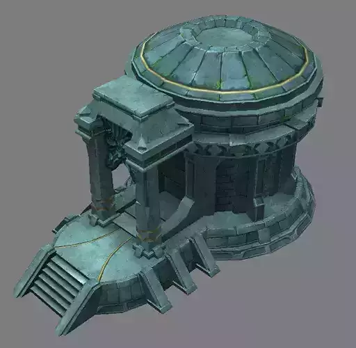 abed Area  Arena game model building Temple 01 01