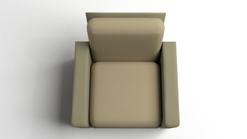 Sofa Single Seater 1 3D model_2