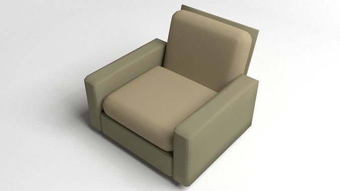 Sofa Single Seater 1 3D model
