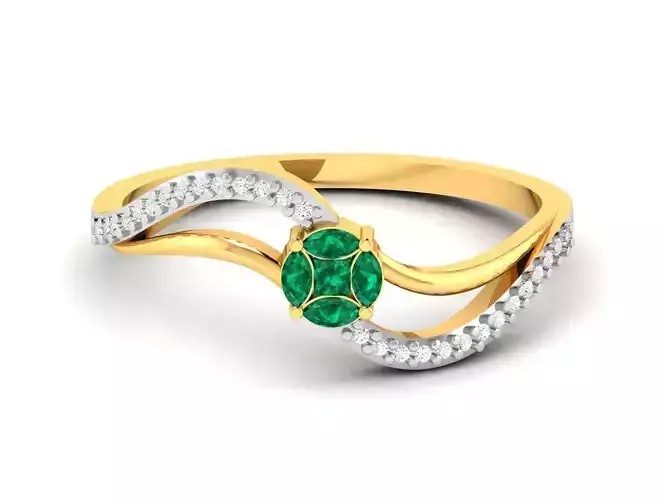 Women Band Ring 3dm render detail 3D print model